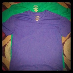 Two Polo Ralph Lauren T-shirts